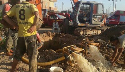 محافظات القناه تكثف إستعدادات الشتاء بالورشة المركزيه وتنهى إصلاح خط 6 بوصه