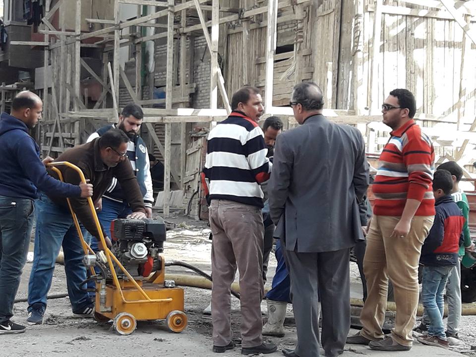 مياه القناه تكثف الصيانة بقطاع بورسعيد