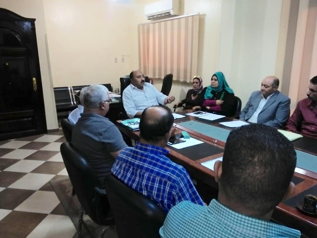 لقاء رئيس مجلس الإدارة مع أعضاء اللجنة النقابية