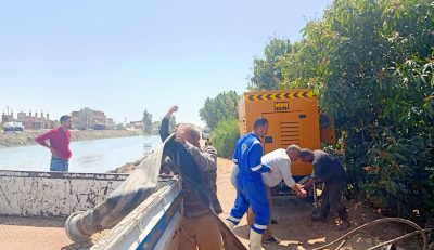 مياه القناة .. توفير سيارات مياه شرب نقية لعدد من المناطق بقرية عين غصين وتوابعها