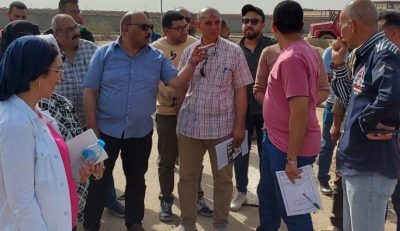 رئيس مياه القناة يتفقد أعمال الاحلال والتجديد بمحطة معالجة بورفؤاد بمحافظة بورسعيد