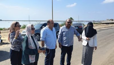 رئيس مياه القناة يتابع الموقف التنفيذى لاعمال الاحلال والتجديد لمحطة معالجة MK ببورسعيد