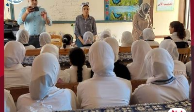 مياه القناة حملات توعوية بمدارس الاسماعيليه فى إطار المبادرة الرئاسية ” بداية جديدة لبناء الإنسان”.