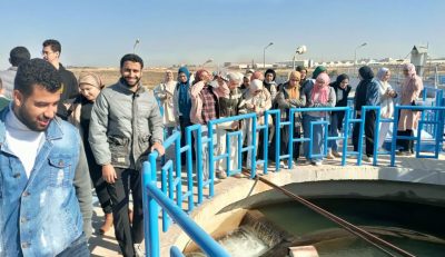 مياه القناة تستقبل طلاب كلية الطب جامعة قناة السويس