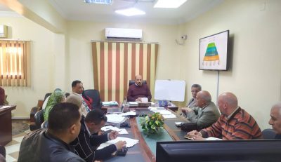 متابعة اجراءات دعم النزاهة بقطاعات الشركة المختلفة